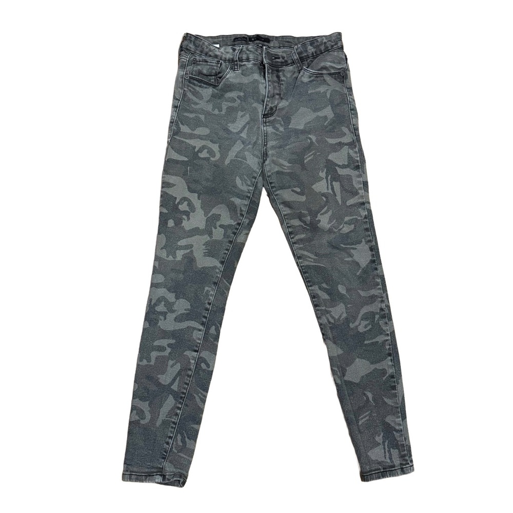 STS Blue Women's Skinny Jeans - Camouflage Green / Gray